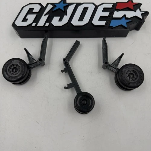 GI Joe ARAH. 1983 Skystriker. Parts. Rear Front Landing Gear Set 3
