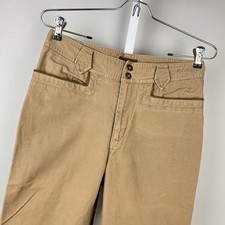 Columbia River Resort Pants Womens 8 Tan Canvas Outdoors Gorpcore Hiking