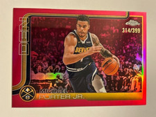 Michael Porter Jr (Nuggets) 2025-26 Topps Chrome (Ref Magenta) 314/399 Card 31
