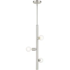 Livex Lighting 45863-91 Bannister Pendant Brushed Nickel