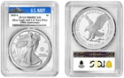 2025 S Silver American Eagle $1 US Navy Privy PCGS PR69DCAM #903