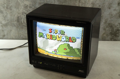 Zenith System 3 1987 12'' CRT TV/Monitor  RetroGaming Display READ