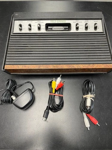 VTG Tele-Games Sears Atari (2600) Console w Power and RF Cable UNTESTED