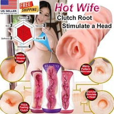 Male Masturbators Realistic Pocket Vagina Pussy Cup Stroker Adult Sex Toy Men