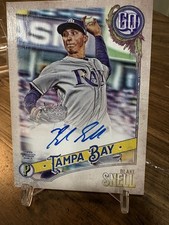 2018 Autographed Topps Gypsy Queen Blake Snell Tampa Bay Rays Cy Young Award 