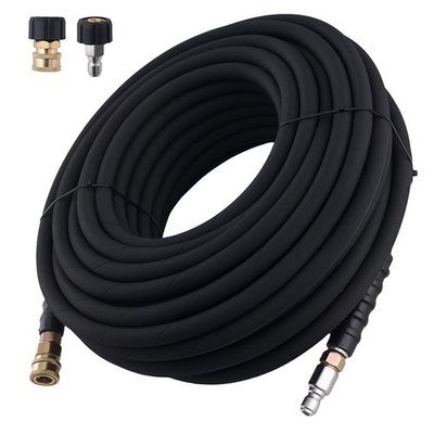 #ad #ad 100ft 3 8quot; Pressure Washer Extension Hose 4200PSI Steel Wire Braided w Coupler $86.68