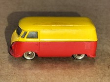 VINTAGE 1950s - LEGO 1/87 SCALE HO -  VOLKSWAGEN CAMPERVAN RED/YELLOW - RED BASE