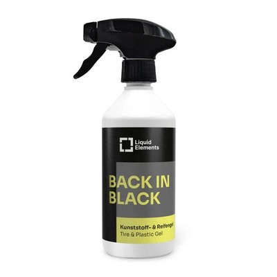 (25,76 /L) Liquid Elements Back in Black Reifengel & Kunststoffgel 500ml