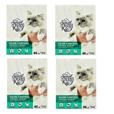 4 PACK Special Kitty Clumping Clay Cat Litter, Fresh Scent, 45 lbs Box
