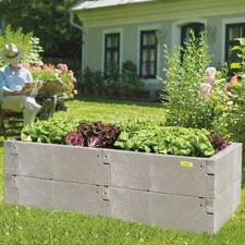 Juwel GardenSTAR Hochbeet Pflanzkasten Gartenbeet Pflanzbeet TIMBER 2-reihig