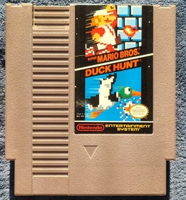 Nintendo NES Action Set con Super Mario Bros/Caccia all'Anatra, Zapper, Manuale - Testato!