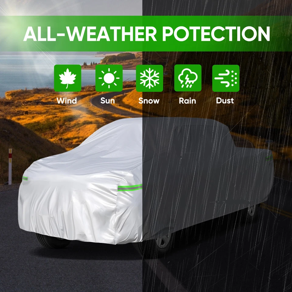 Pickup Truck Car Cover Outdoor Resistant Rain Dust UV Protector For Isuzu D-Max Foto 4 de 4