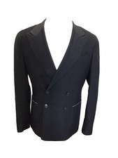   CHARMING  EIDOS double Breasted Black Blazer/ Sport Coat / Jacket Sz 40R NWOT
