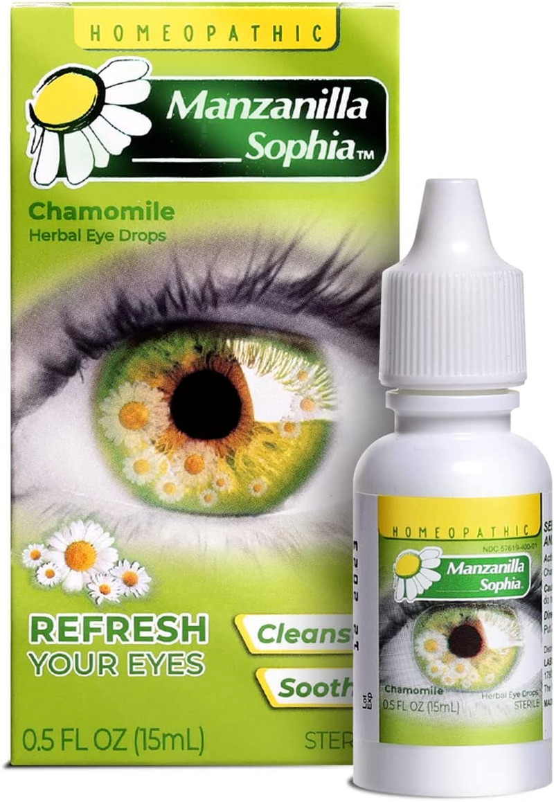 Manzanilla Sophia Refresh and Cleans Your Eyes, Gotas Naturales Para