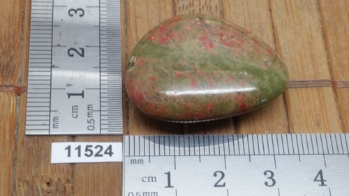 UNAKITE pierre plate mineraux lithotherapie reiki collection esoterisme massage - Picture 2 of 2