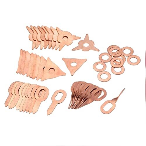 48pcs Stud Saldatura Kit Accessori Dritto Ritorto Dent Tirare Anelli Hook (w3Z)
