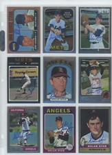 Nolan Ryan 1999 Topps Finest Reprint Chrome Set all Hand Autographed 27 cards!!