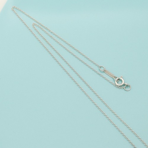 Tiffany & Co. Frank Gehry Fold Zig Zag Pendant Necklace 16.2" Silver 925 - Picture 6 of 11