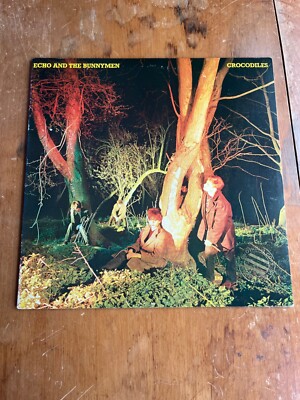 Echo & the Bunnymen: Crocodiles--Gold Stamped Promo Vinyl--Sire--1980
