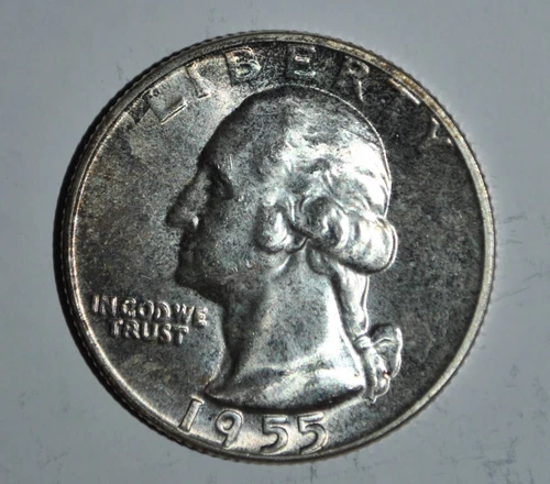 1955   Washington Quarter BU  {{{4615