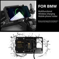 Motorcycle Wireless Charger GPS Mobile Phone Navigation Bracket For BMW R1250GS