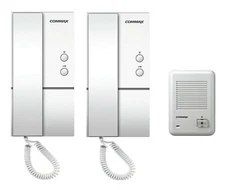 COMMAX 1 to 2 Audio Intercom and Doorbell DP-LA01/DR-201D (AC110V)