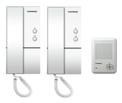 COMMAX 1 to 2 Audio Intercom and Doorbell DP-LA01/DR-201D (AC110V)