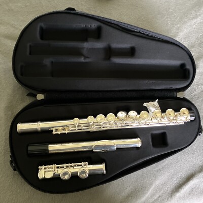 Borg Silver Flute with Case, Cleaning Rod & Cloth - 4WA04514673