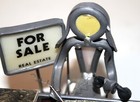 VINTAGE Business CARD Holder METAL SCULPTURE for REAL ESTATE Person BROKER AGENT — photo 10