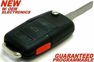 New 2006 2007 Volkswagen Vw Jetta Remote Flip Key Fob Hlo1k0959753p Ebay