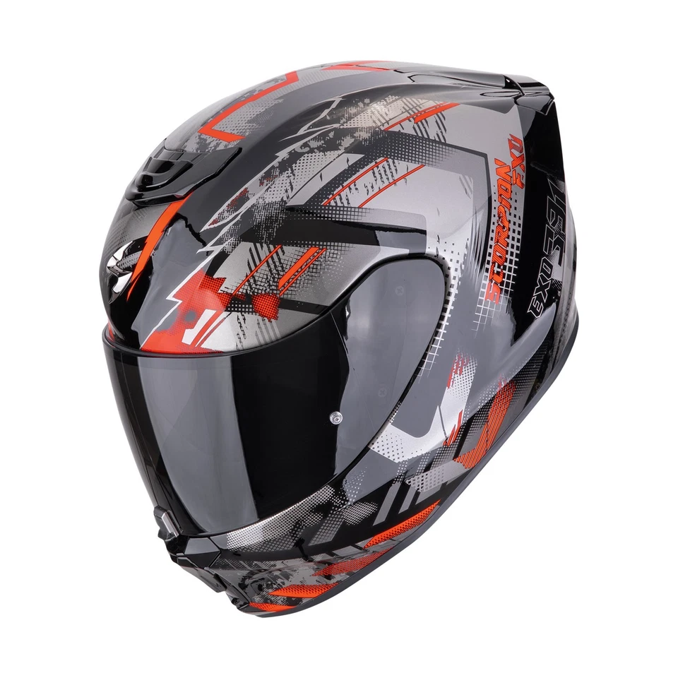 Casque Scorpion EXO-391 Clutter (Noir/Rouge) Taille: S (55) - Photo 1/1
