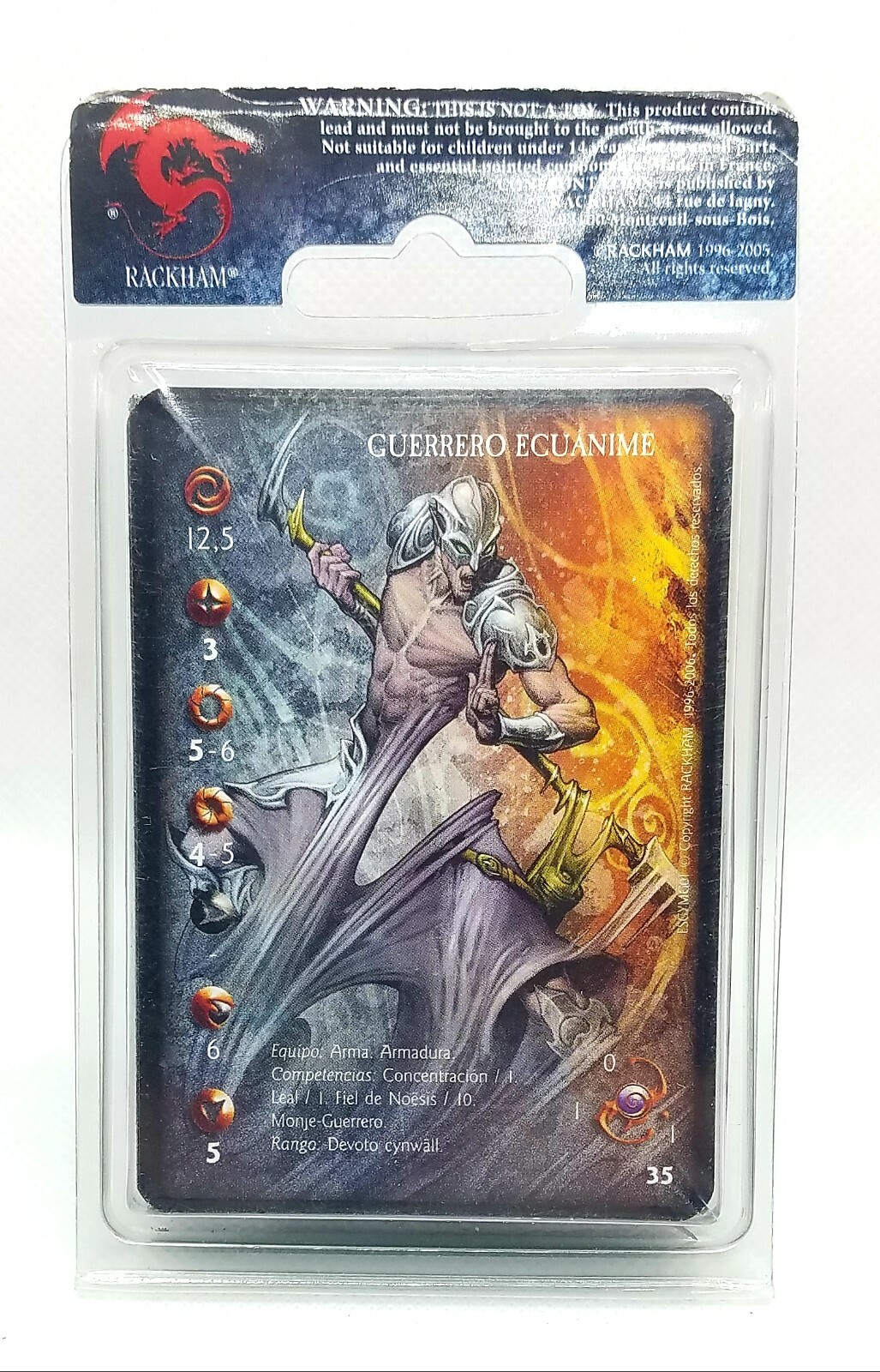 Confrontation Metal Mini ESCYMG01 Equanimous Warrior #1 (SPANISH VER ...