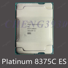 Intel Xeon Platinum 8375c ES qvlp 32c 2.8ghz - 3.5ghz 54mb lga4189 CPU processor
