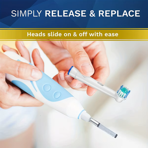 Cepillos Cabezales de Recambio compatibles Oral B. BLANCO, NEGRO - Imagen 7 de 17