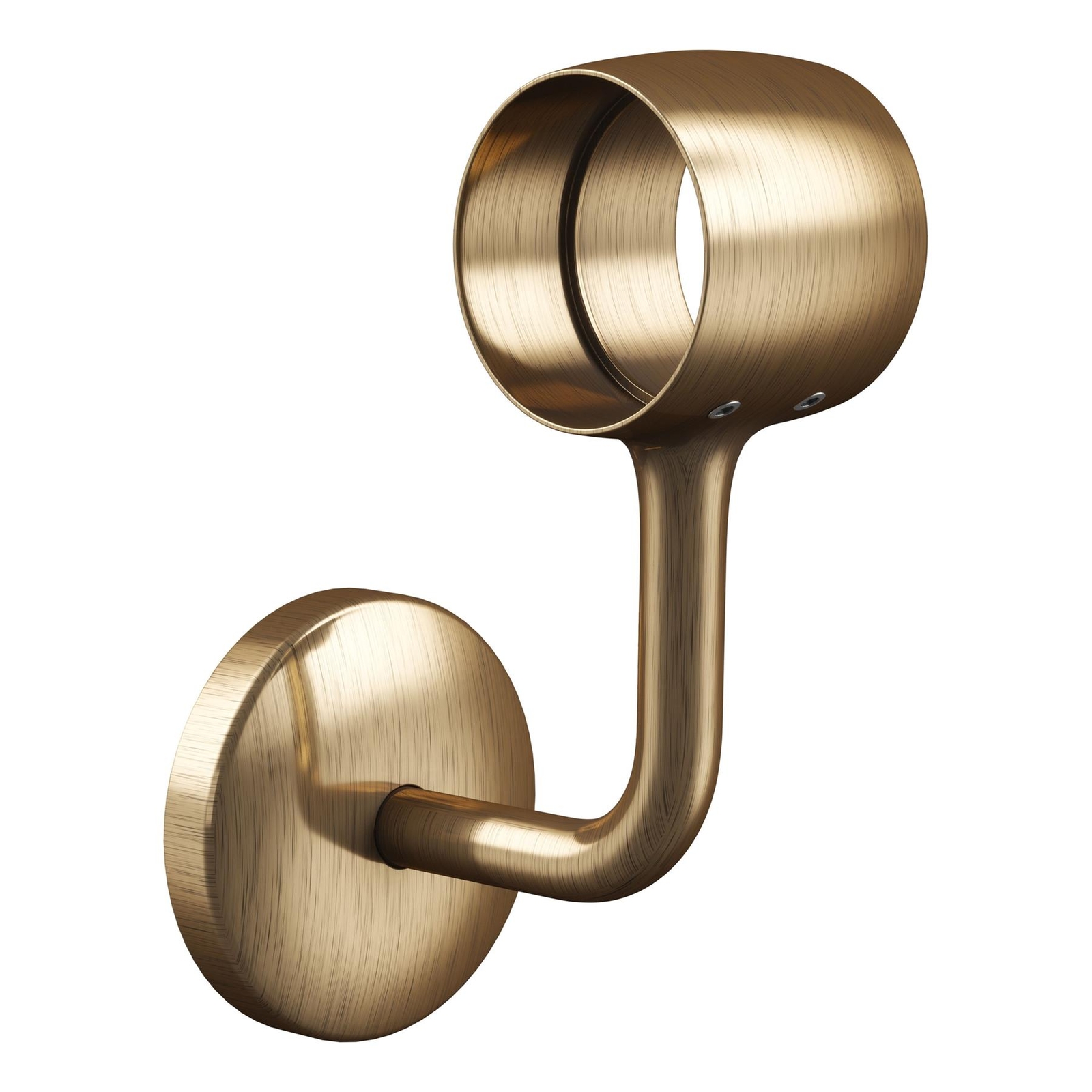 Rothley - Stair Handrail Connecting Wall Bracket - Antique Brass - 40mm - Image 2