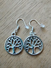 Tree of Life Earrings 925 Sterling silver Quality made in USA Celtic Irish