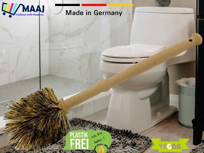 ÖKO NATUR WC BÜRSTE HOLZ TOILETTE TOILET ECO BRUSH WOOD BROSSE BOIS KLOBÜRSTE 