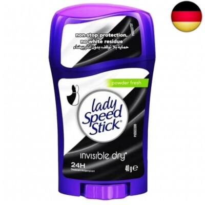 Lady Speed Stick Deodorant Puder Fresh Invisi Dry (41 ml) (2 Stück)