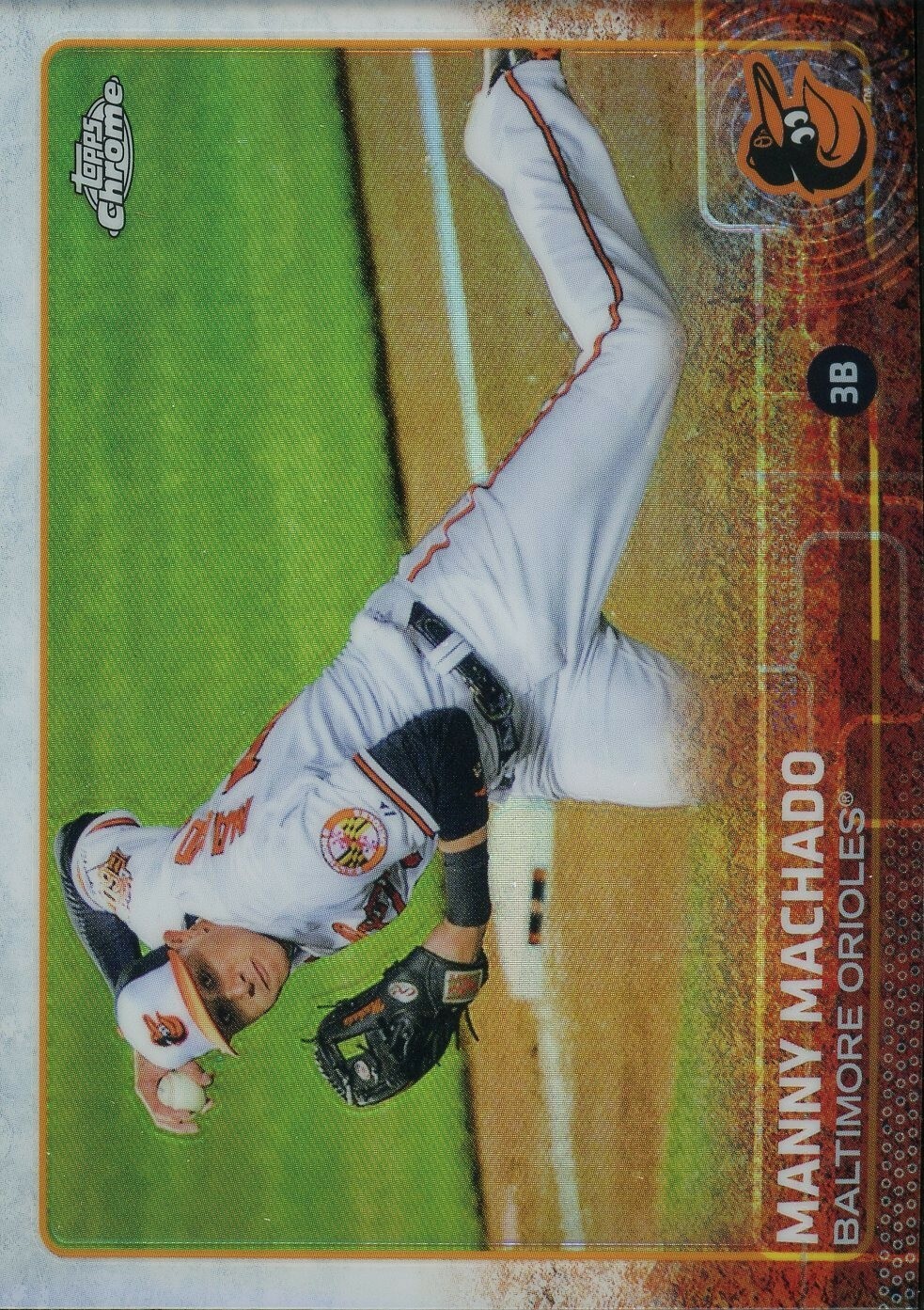 2015 Topps Chrome Manny Machado Refractor #42