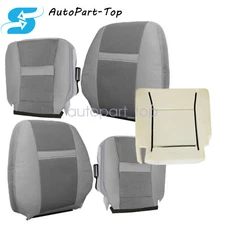 For 06-10 Dodge Ram 1500 2500 Both Side Bottom & Top Seat Cover & Foam Cushion
