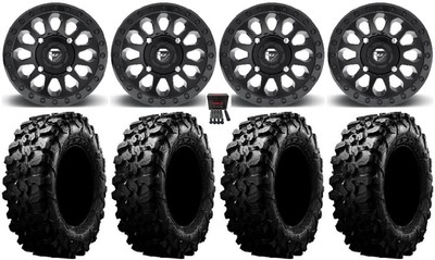 Fuel Vector MB 15'' Wheels 29'' Carnivore Tires Can-Am Maverick X3