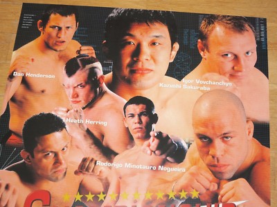 Affiche Pride FC 2005 MMA - Shogun Rua, Wanderlei Silva, Vitor Belfort, Henderson