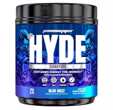 PROSUPPS MR HYDE PREWORKOUT SIGNATURE CREATINE BLUE RAZZ 72 SERV ~ EXP: 05/2026