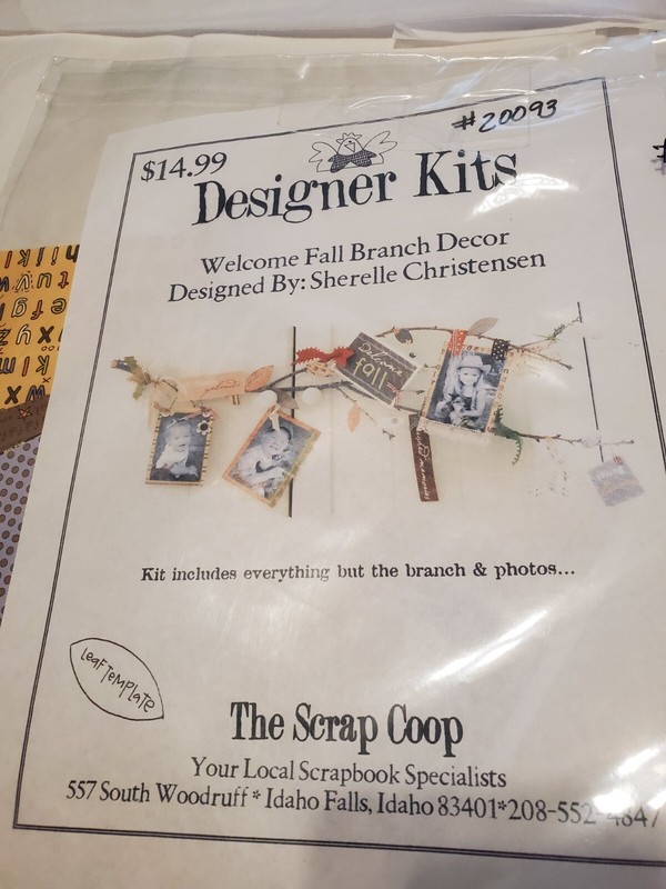 Welcome Fall Branch Decor Designer Kits Add a Branch! New in Package