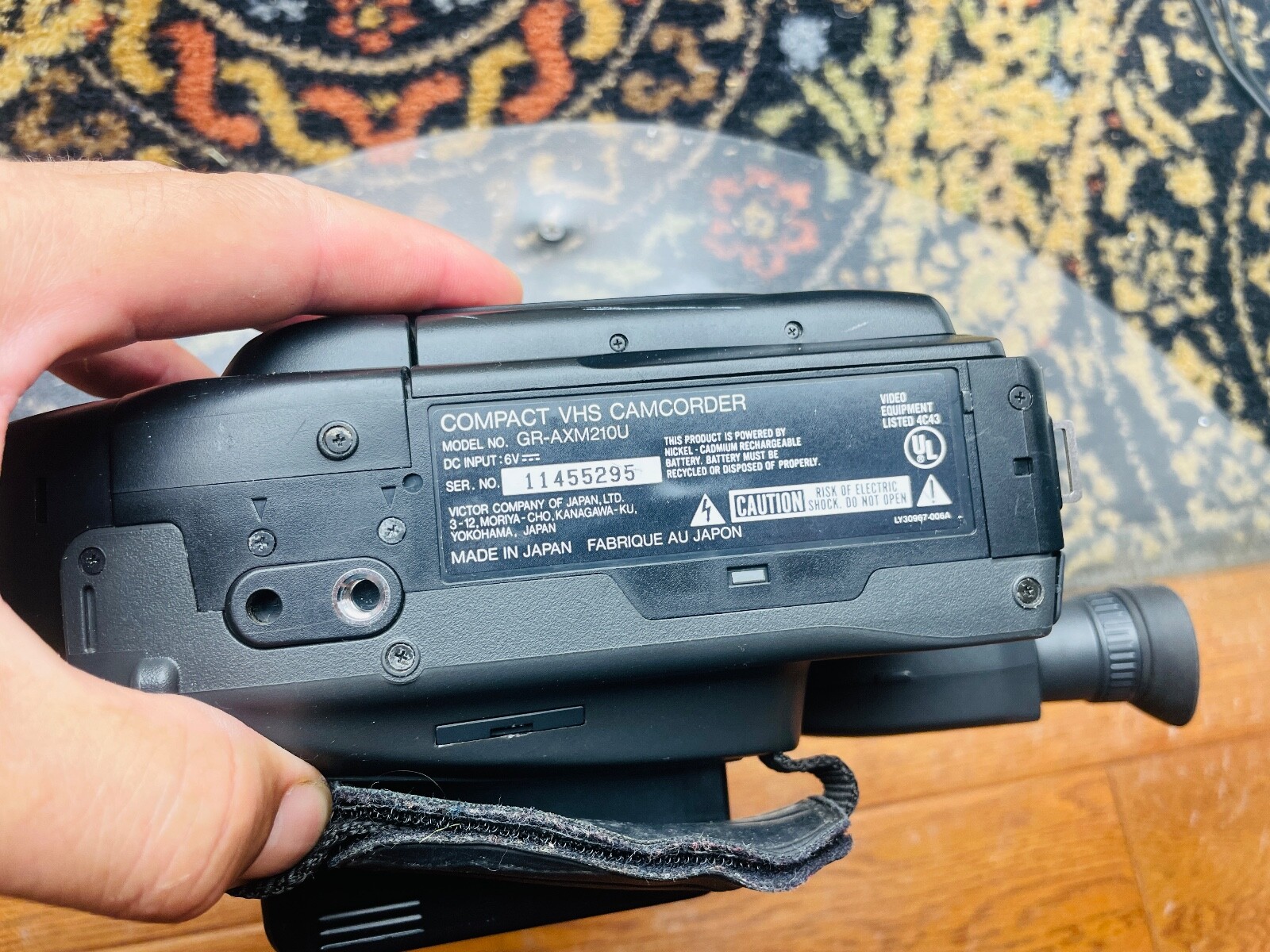 JVC Compact VHSC Camcorder GRAXM210U T Untested eBay