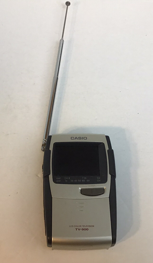Vintage Casio LCD Color Handheld Television Model TV-900B