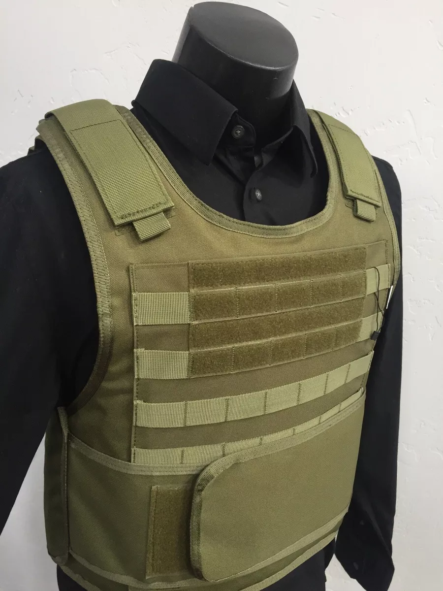 Concealable Bulletproof Vest Carrier BODY Armor Made With Kevlar 3a Xl M 2xl 3xl