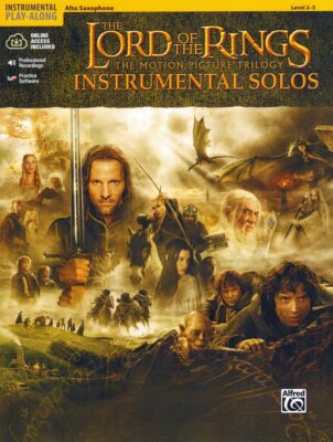 The Lord of the Rings Play-Along Alto Sax Altsaxophon Noten mit Download Code
