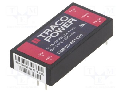 1 Stück, Wandler: DC/DC THM30-4811WI /E2DE