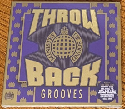 VARIOUS ARTISTS ''THROWBACK: GROOVES'' BRAND NEW ORIGINAL 2017 UK 3CD ALBUM